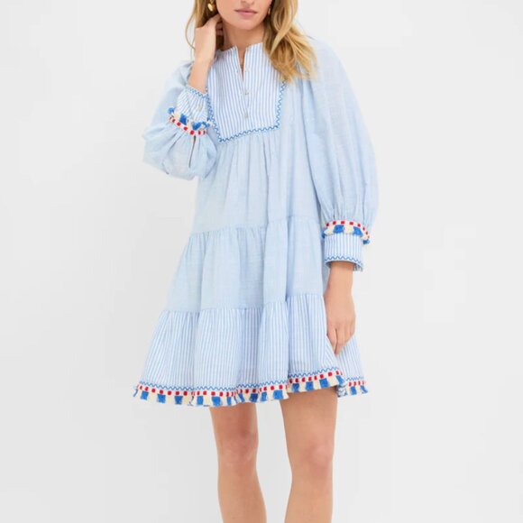 Tuckernuck Chambray Stripe Fringe Jen Dress (COMING SOON!) - Picture 7 of 7